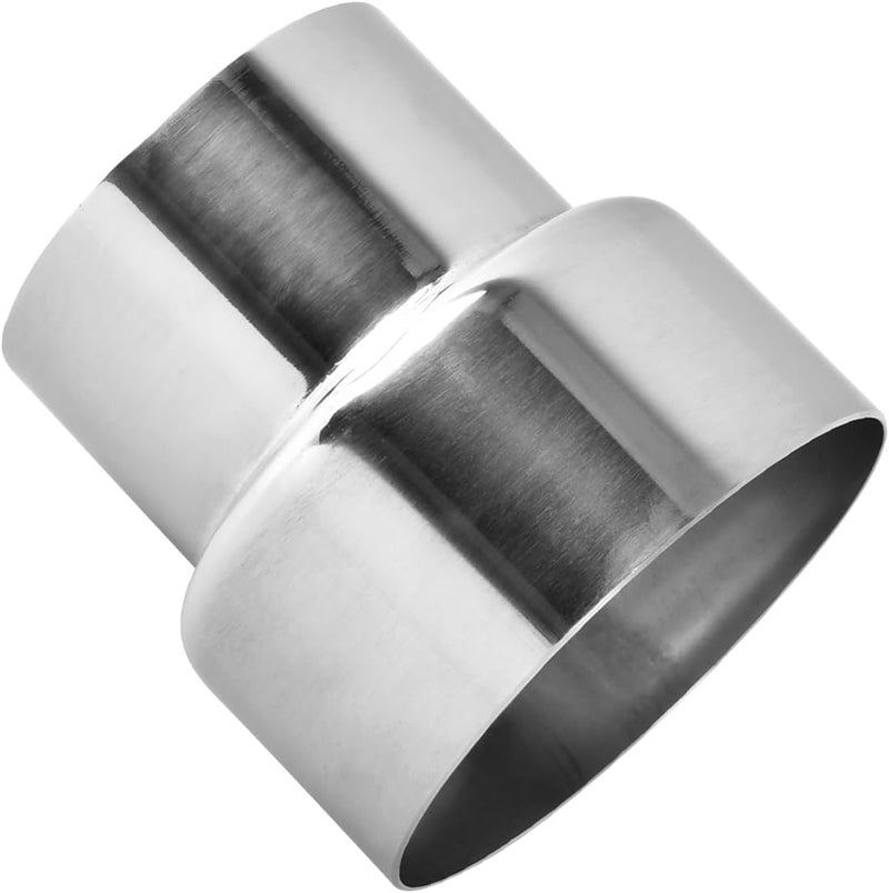 GESEXI Exhaust Adapter Connector 3"ID to 4"OD，Exhaust Adapter Total Length 4 "Stainless Steel Polished. - Image 1
